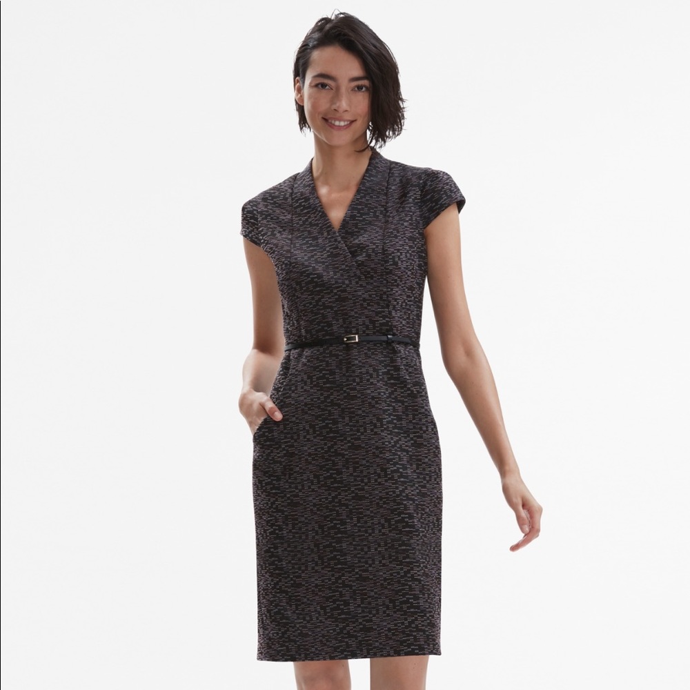 MM.LaFleur Dash Jacquard Felisa Dress Multicolor